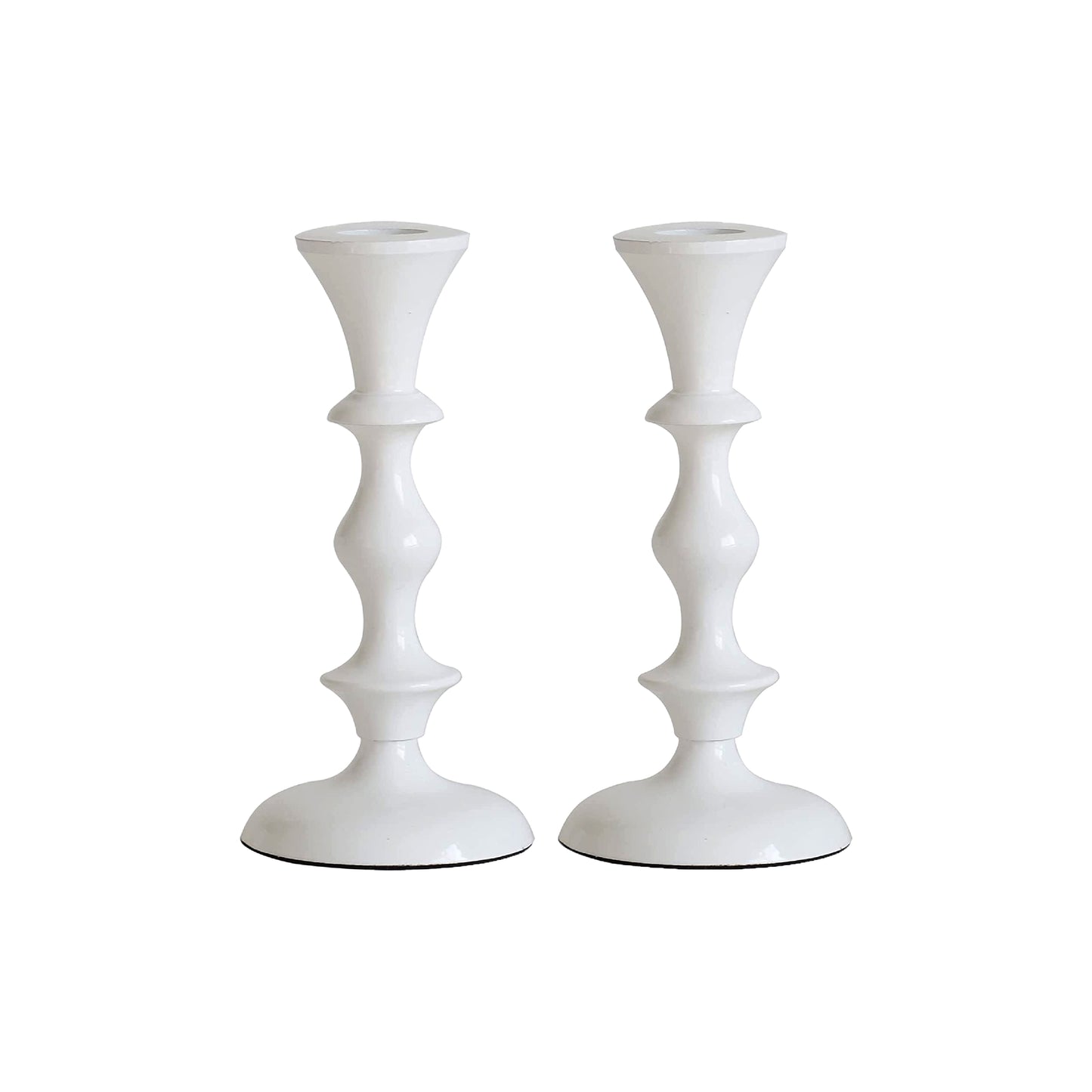Medium Candle Holder Set of 2 - White