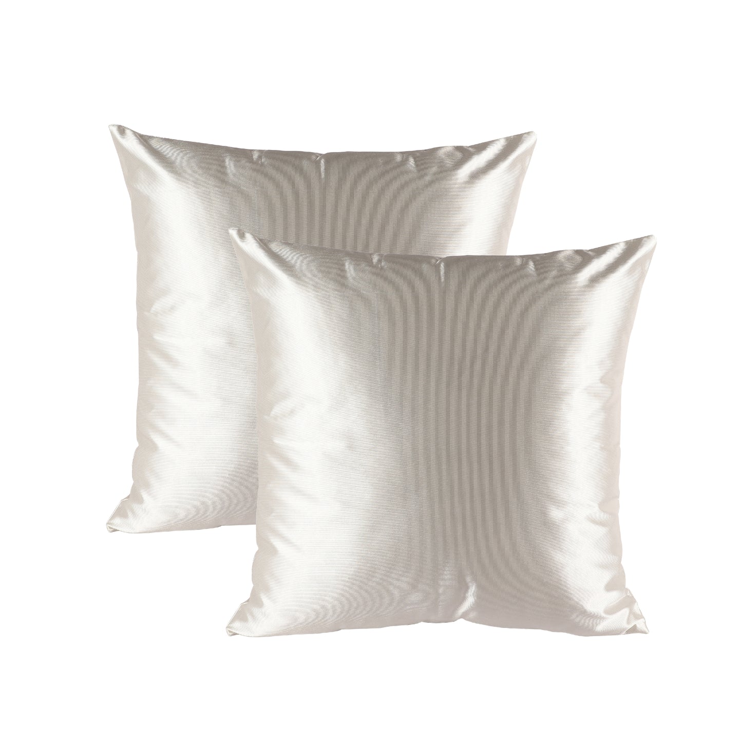 Polyester Throw Pillow Covers - Ivory