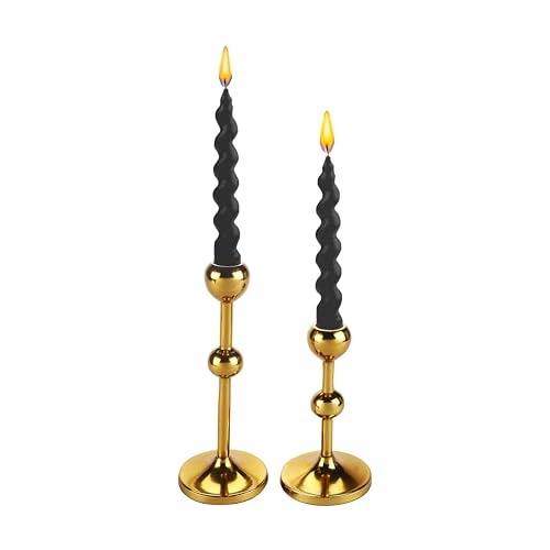 Best Quality Unique Gold Candle Holders in USA - Set of 2