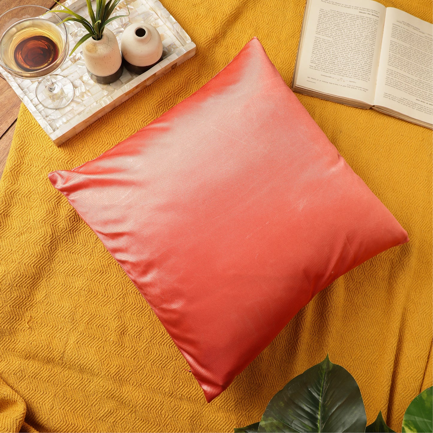 Polyester Throw Pillow Covers - Roseberry