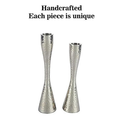 Best Quality Taper Silver Candle Holders - Set of 2