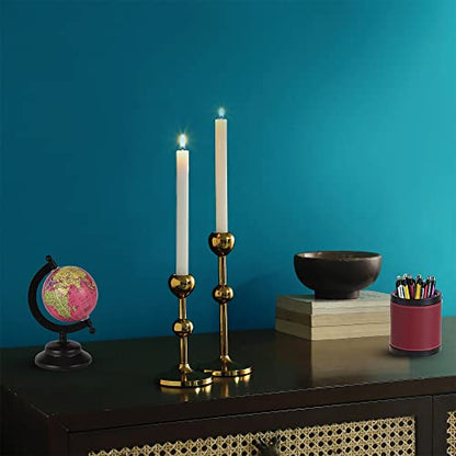 Best Quality Unique Gold Candle Holders in USA - Set of 2