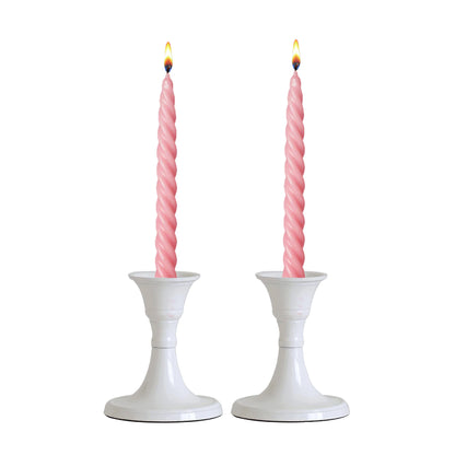 Mini Candle Holder Set of 2 - White