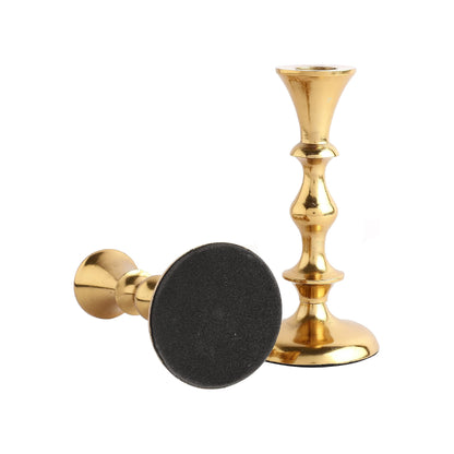 Medium Candle Holder Set of 2 - Gold