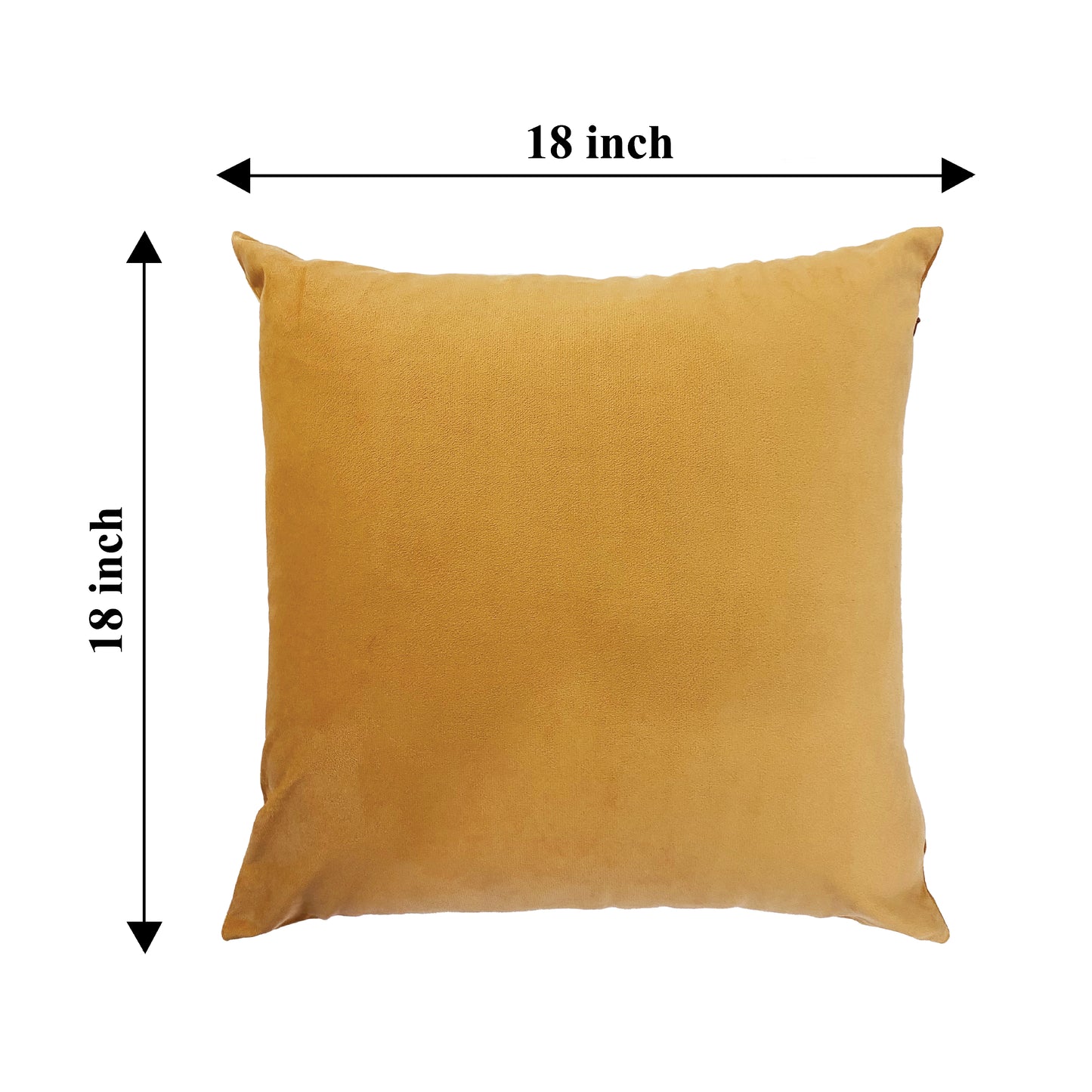 Velvet Throw Pillow Covers - Yellow