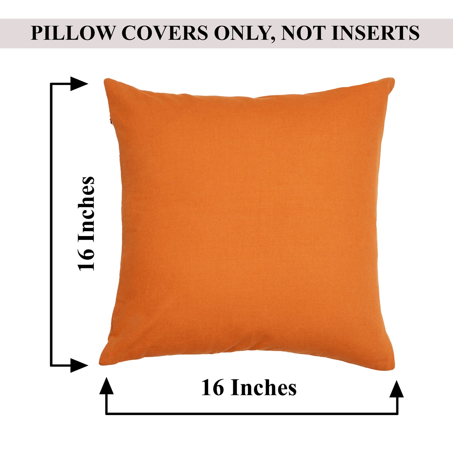 Decor your home with the high quality Rust Cotton Throw Pillow Covers by Rely+