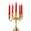 Discover Top Quality 5 Arm Mini Gold Candelabra Candle Holder Unique Piece