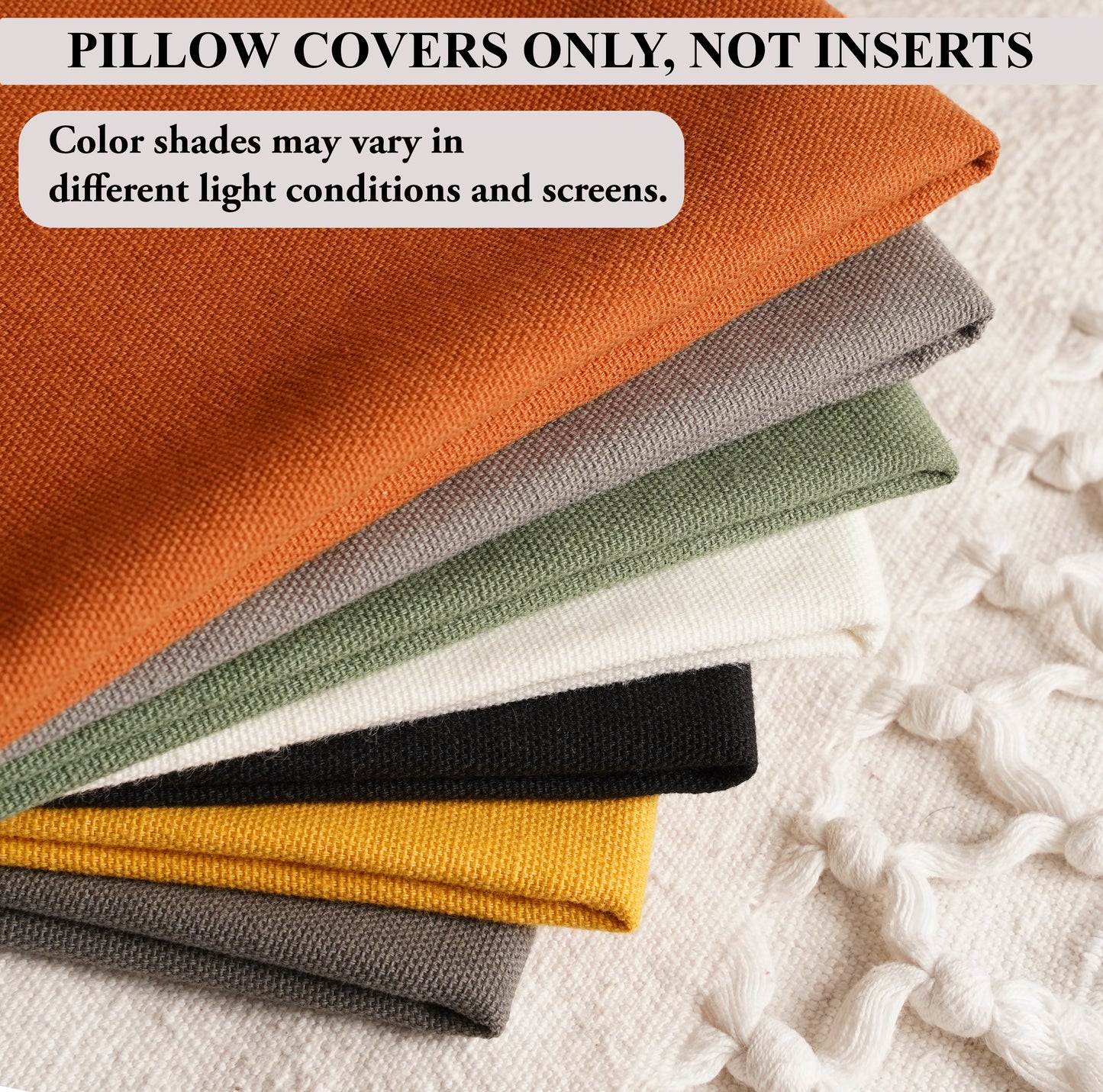 best quality cotton throw pillow protectors