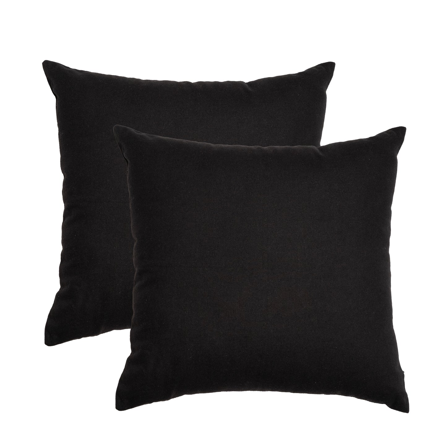 Best Quality Black Cotton Throw Pillow Cover - Decorative Zippered Pillow Covers for Couch and Sofa