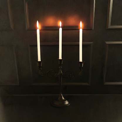 3 Arm Candelabra Candle Holders for beautiful home décor.