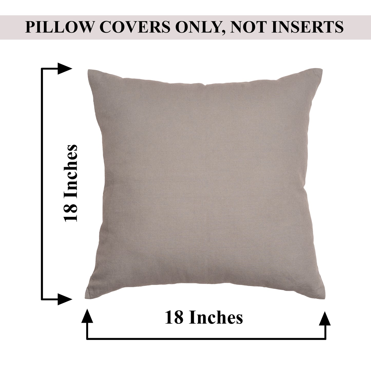 Light Grey Cotton Throw Pillow Cover for your Lovely Home Decor.