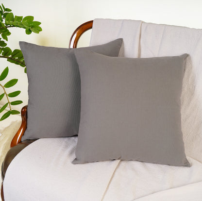 Light Grey Cotton Throw Pillow Cover for your Lovely Home Decor.