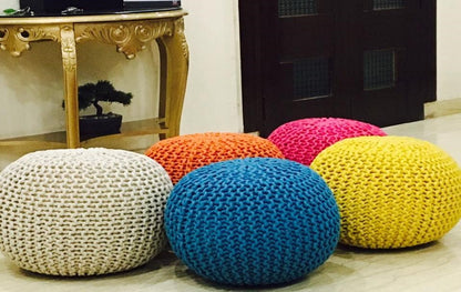 Amazing High-Quality Variety of Soft Jute Stools / Pouf Mats by Rely+ Free Shipping!