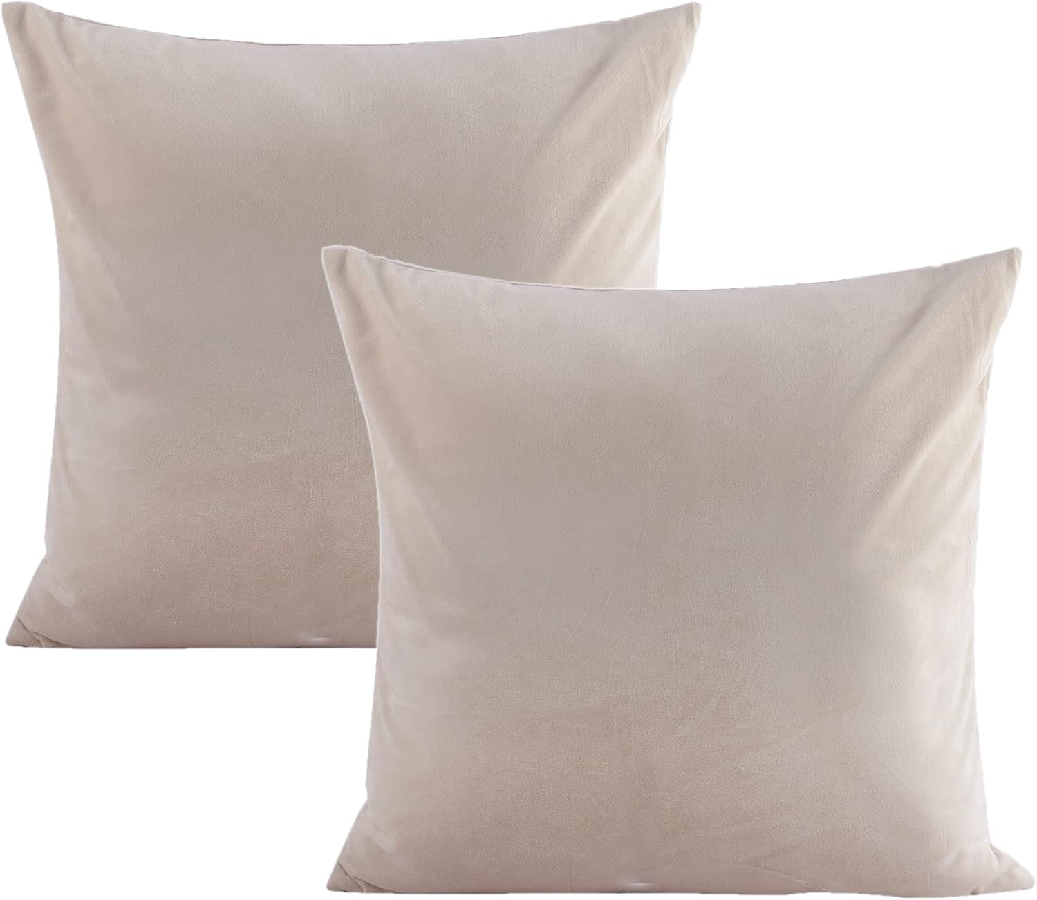 Ivory pillow covers set of 2