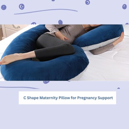 Rely+ Pregnancy Pillows, C-Shaped Full Body Maternity Pillow