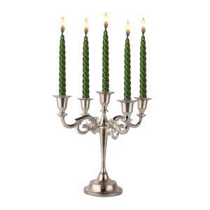 Silver 5 arm candelabra