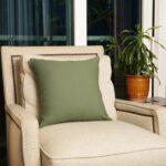 sage green cotton throw pillow covers for home decor