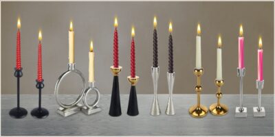 unique candle holders set of 2 for perfect home decorations